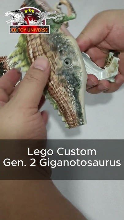 Lego Giganotosaurus Gen 2 Custom Level 40 The Jurassic World The Game