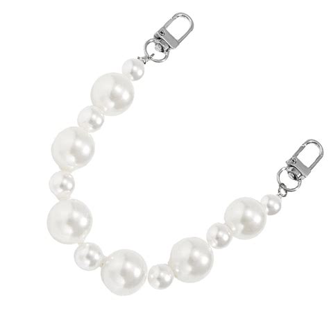 Faux Pearl Bag Chain Decor Handbag Accessory Diy Part Replacement