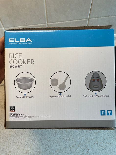 ELBA Traditional Rice Cooker ERC 1066T 1 0L TV Home Appliances