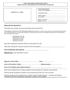 East And North Herts Nhs Trust Doc Template Pdffiller