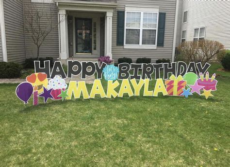 12 Celebration Yard Signs ideas | yard signs, yard, birthday yard signs