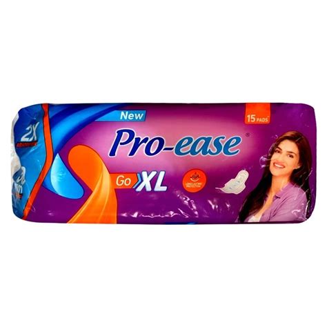 Pro Ease Go Sanitary Napkins Xl Pads