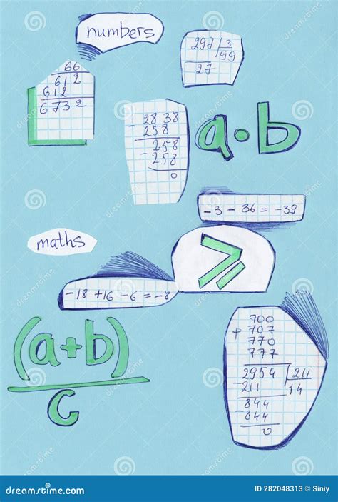 Maths Handwritten Numbers Calculation Mathematics Algebra Student