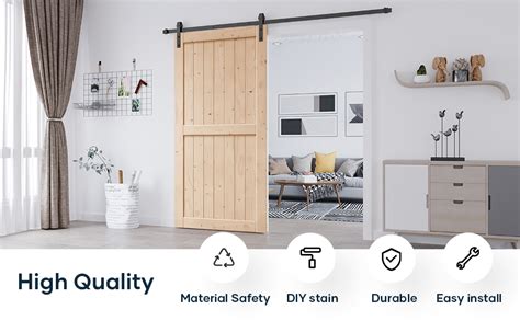 Amazon Easelife In X In Sliding Barn Wood Door Interior Doors