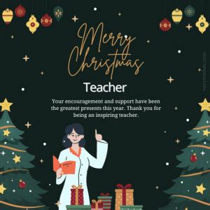 356+ Sincere Merry Christmas Wishes for Teacher 2024 - Very Wishes