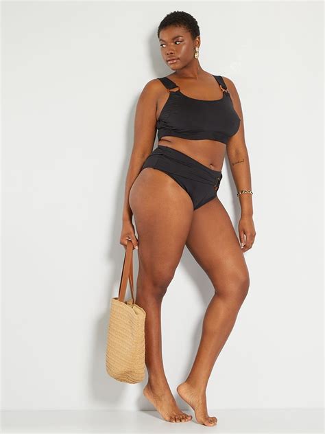 Sujetador De Bikini Tipo Top Negro Kiabi