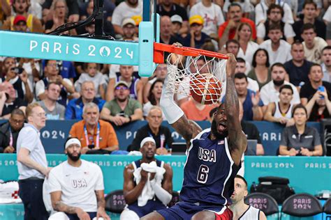 Paris Olympics Team USA Rolls Past Serbia In Opener