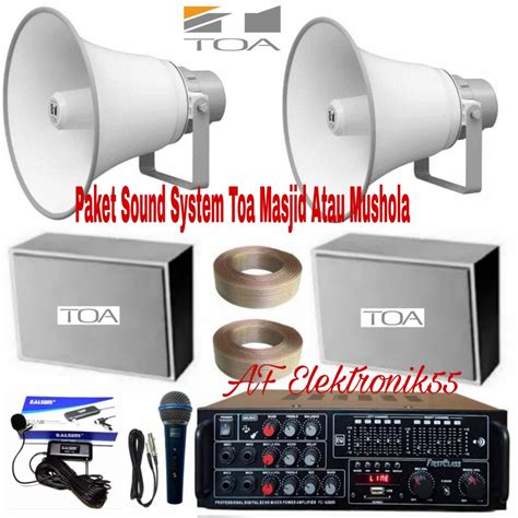 Jual Paket Sound System Toa Masjid Atau Musholla Outdoor Indoor