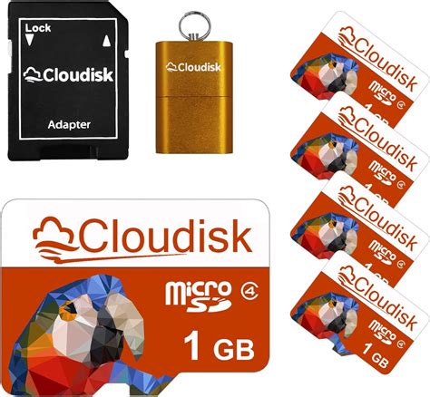 Cloudisk Micro Sd Card Gb Pack Parrot Prime Class Momery Cards With