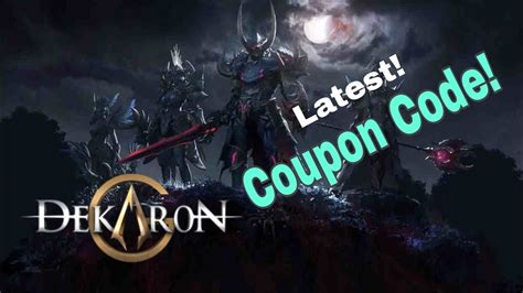 Dekaron G Coupon Code Latest Youtube