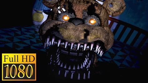 FNAF 4 Full HD Mod Jumpscares Extras Custom Night YouTube