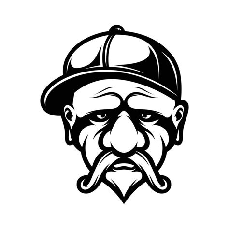 Oldman Hat Outline 34896740 Vector Art At Vecteezy