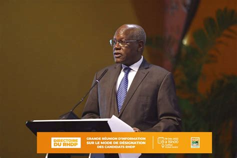 C Te D Ivoire Le Rhdp Annonce La Finalisation Au Plus Tard Fin