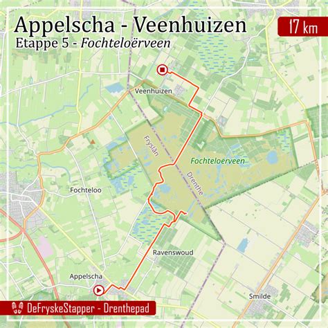 Appelscha Veenhuizen Drenthepad E De Fryske Stapper