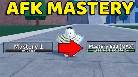 How To AFK MASTERY Blox Fruits YouTube