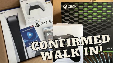 Confirmed Ps5 And Xbox Series X Walk Ins Going On Tomorrow And This