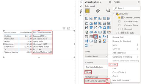 How To Get Distinct Values From Multiple Columns In Power Bi