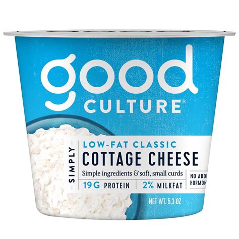 Good Culture Low Fat Cottage Cheese Classic 5 3oz Freshdirect