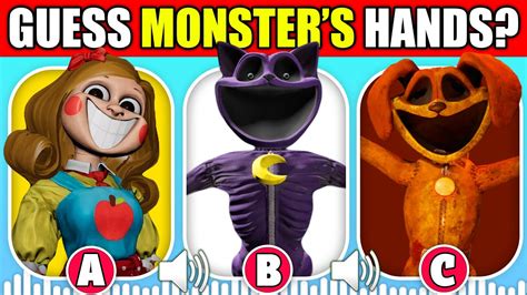 Guess The Monster By Hands Emoji Voice Poppy Playtime Chapter