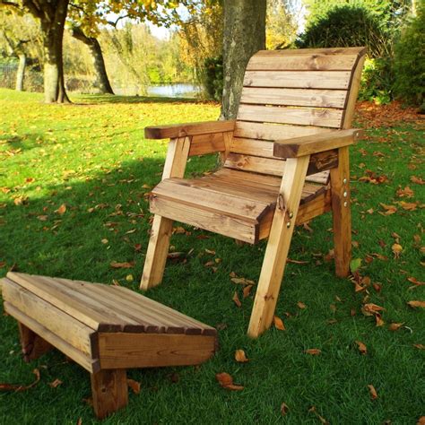 Eight Seater Solid Wood Rectangular Garden / Patio Table and Chairs Set - Timber Furniture