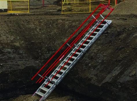 Using Adjustable Access Stairs For Excavation Access — The Plant Yard