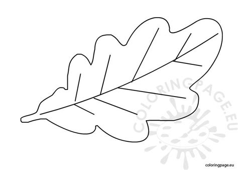 Oak Leaf Template Printable