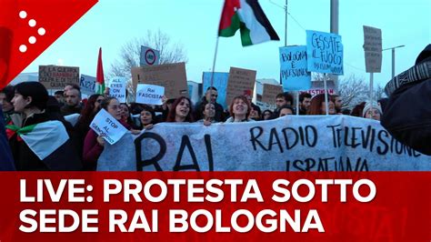 LIVE Protesta Pro Palestina Sotto La Sede Rai Di Bologna Diretta Video