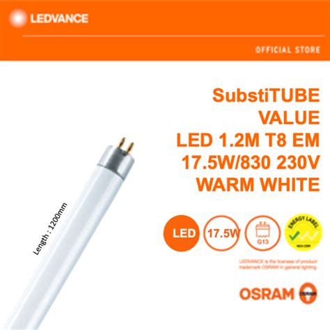 Osram Led Substitube T W M K K K Only Suitable