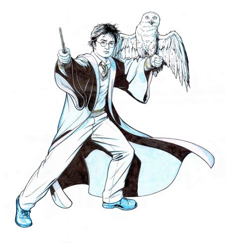 Harry Potter And Hedwig By Jerome K Moore On Deviantart