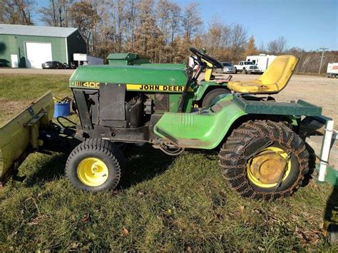 John Deere 400 Lawn Tractor W Yoder Auction