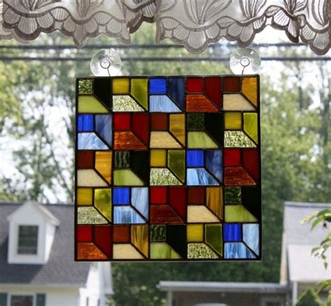 Stained Glass Quilts Stained Glass Panel Attic Window Quilt Block Quilts Window Stained