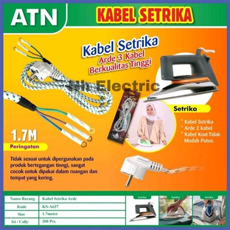 Jual Kabel Strika Arde Isi Atn Kabel Gosokan Jalur Atn Kabel