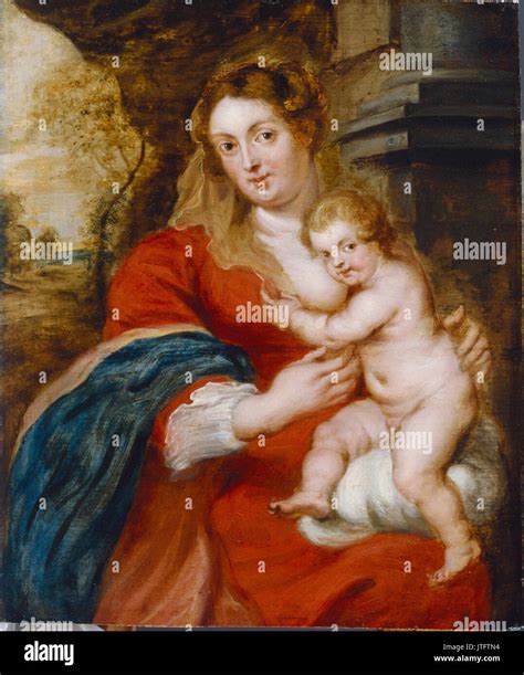 Sir Peter Paul Rubens La Virgen Y El Ni O Fotograf A De Stock Alamy