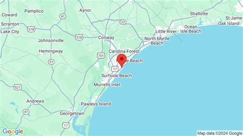 Myrtle Beach State Park Campground Map Sites