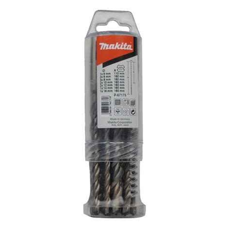 Makita V Plus Sds Plus Type Drill Assortment Tube 12pc B 49080