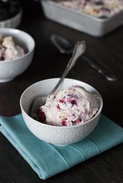 Blackberry Cobbler Ice Cream Pineapple And Coconut
