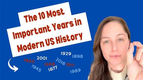 The 10 Most Important Years In Modern US History Since 1865 YouTube