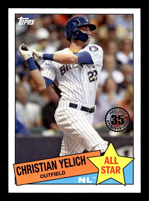 Topps Th Anniversary All Stars Christian Yelich As