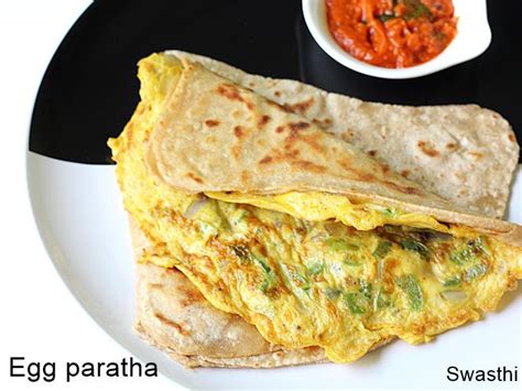 Egg Paratha Recipe Anda Paratha Swasthis Recipes