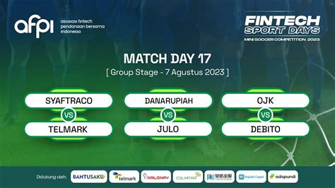 Fintech Sport Days Day Syatfraco Vs Telmark Danarupiah Vs