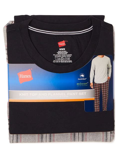 Hanes Mens And Big Mens Comfortsoft Long Sleeve Crew And Cotton