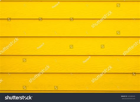 Yellow Wood Wall Background Stock Photo (Edit Now) 520380445