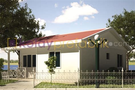 M One Storey Prefabricated House Type Kolay Prefabrik