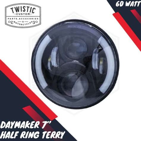 Jual Daymaker Inch Half Ring Angel Eyes Lampu Led Import W Cb