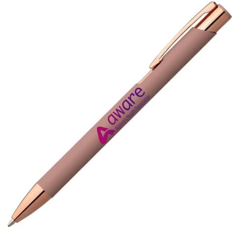 Custom Branded Crosby Softy Rose Gold Pen Total Merchandise