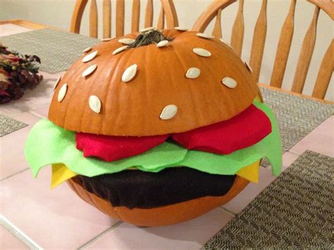 Pumpkin Burger | Burger, Halloween pumpkins, Pumpkin