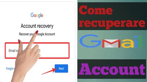 Come Recuperare L Account Gmail Recupero Dell Account Gmail Youtube