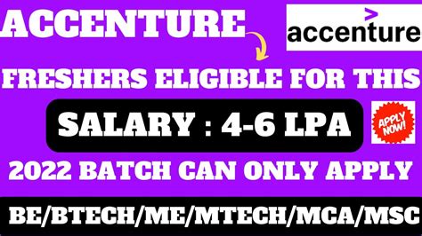 Mass Hiring From Accenture Batch Criteria Be Me