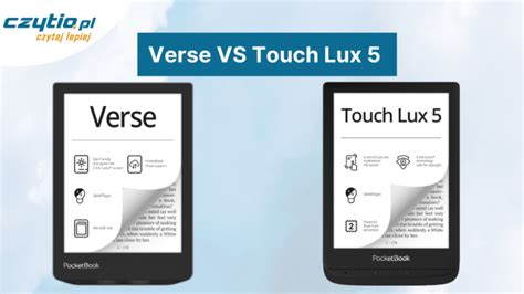 Pocketbook Verse VS Pocketbook Touch Lux 5 Blog Czytio Pl