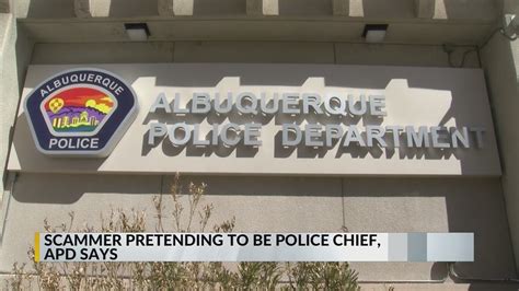 Albuquerque Police Warns About Scammer Impersonating Chief Harold Medina Youtube